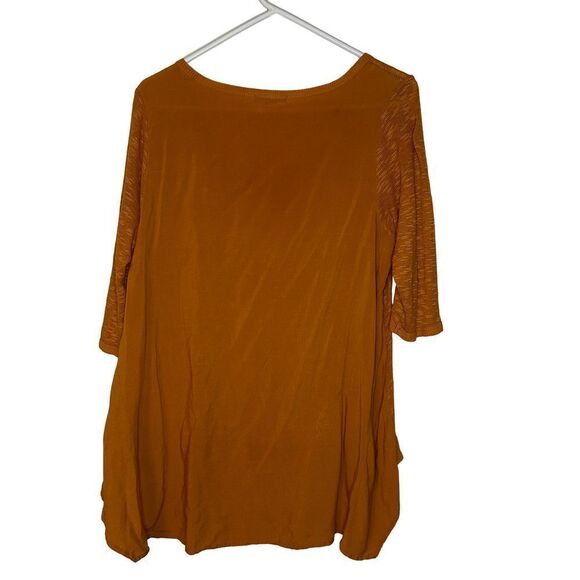 RXB Women Mustard Thermal High Low Top - Picture 6 of 12